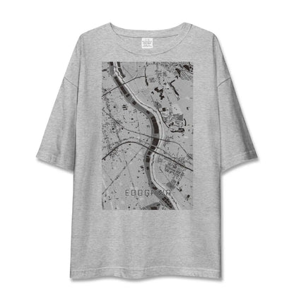 【江戸川（東京都）】地図柄ビッグシルエットTシャツ