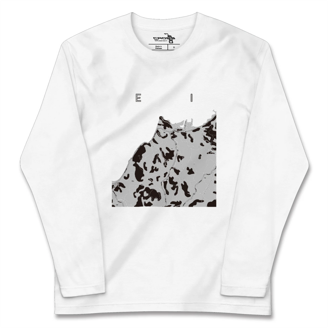 【江井(兵庫県)】地図柄ロングスリーブTシャツ