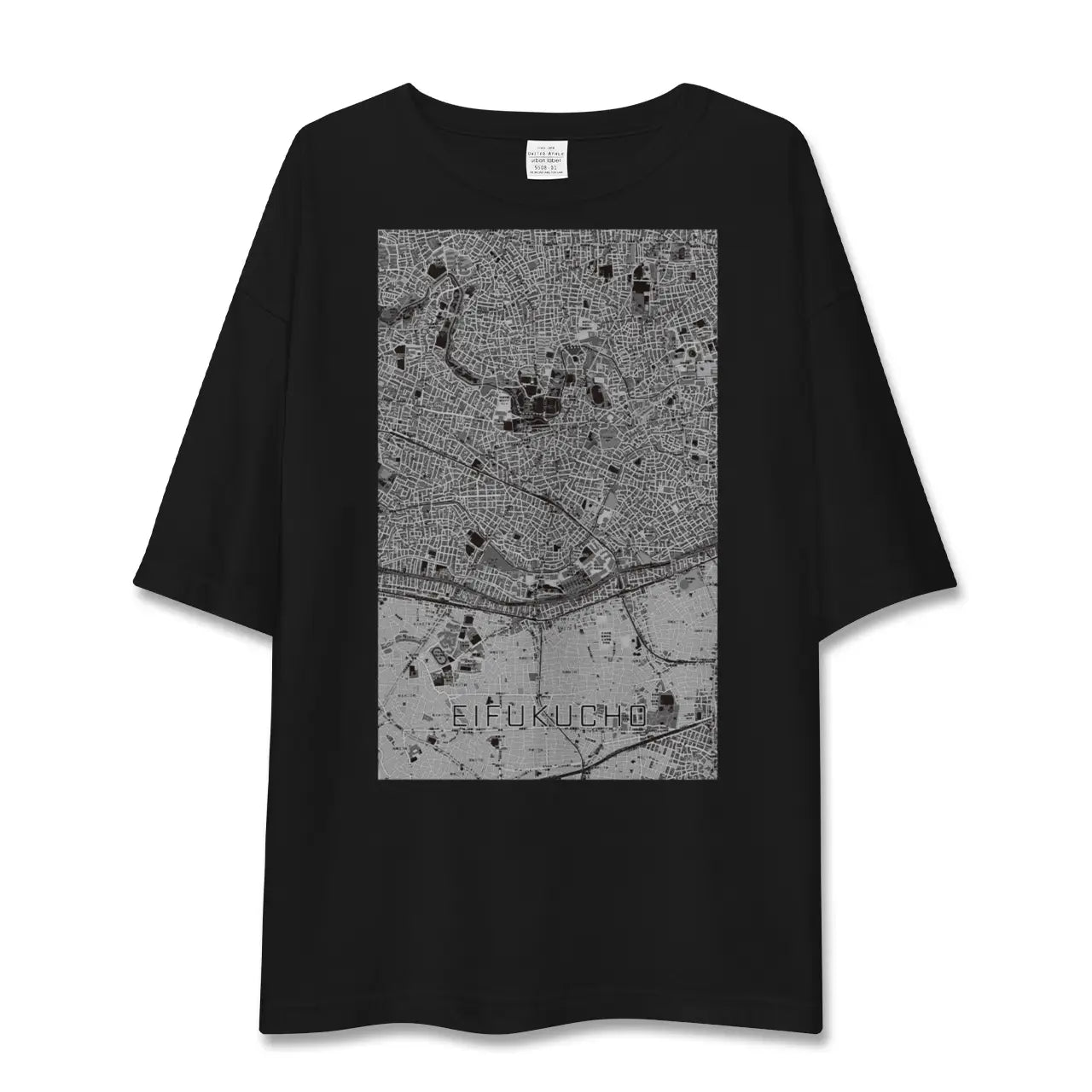 【永福町（東京都）】地図柄ビッグシルエットTシャツ