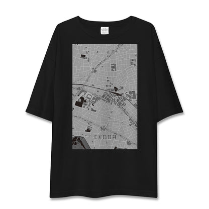 【江古田（東京都）】地図柄ビッグシルエットTシャツ