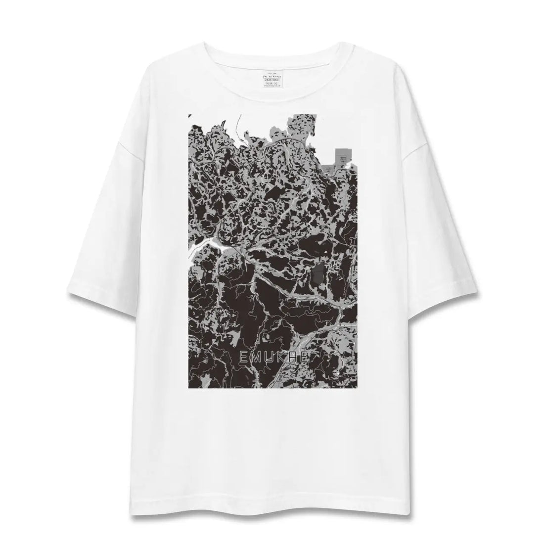 【江迎(長崎県)】地図柄ビッグシルエットTシャツ