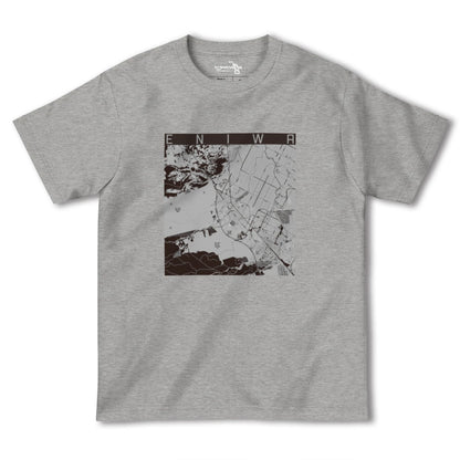 【恵庭（北海道）】地図柄ヘビーウェイトTシャツ