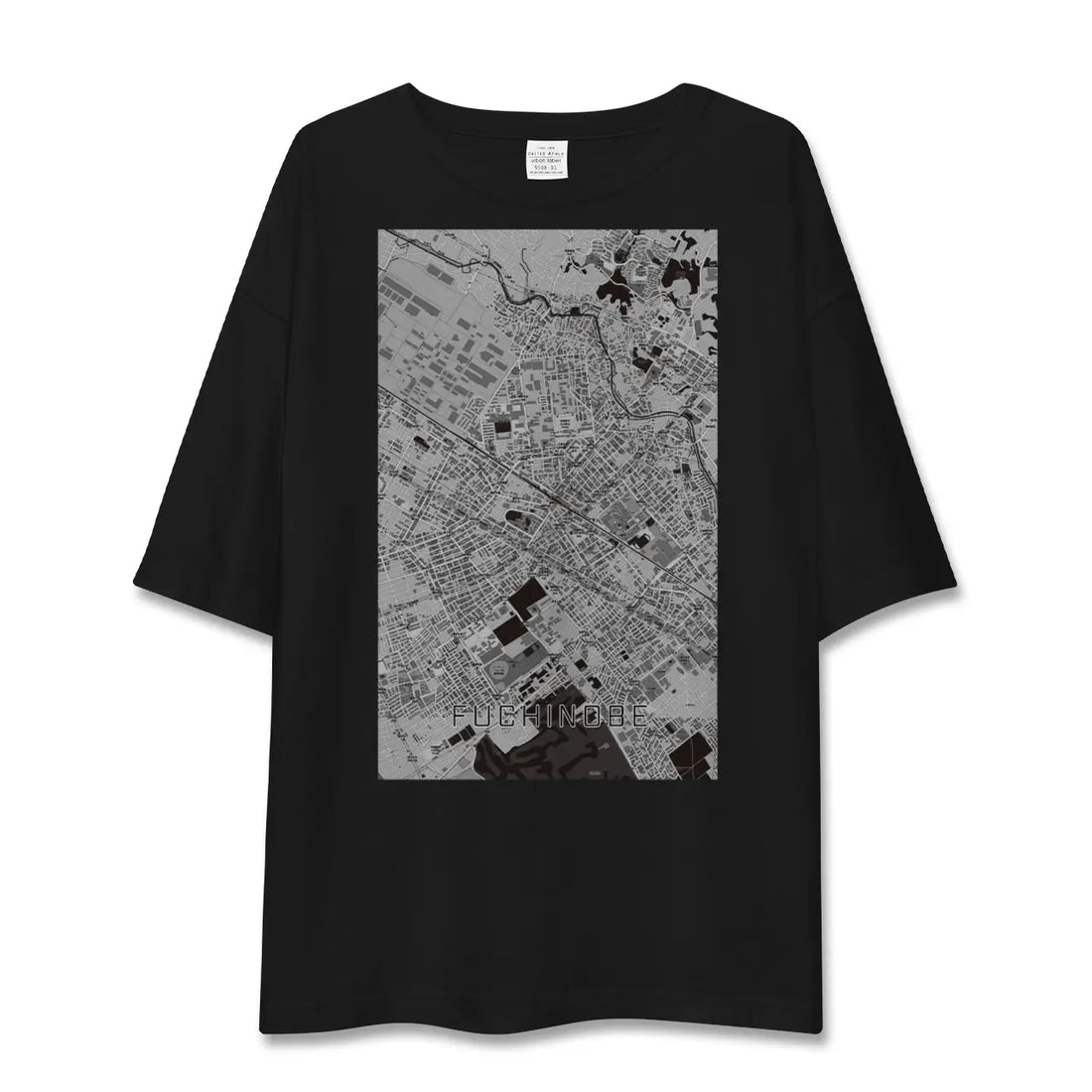【淵野辺(神奈川県)】地図柄ビッグシルエットTシャツ