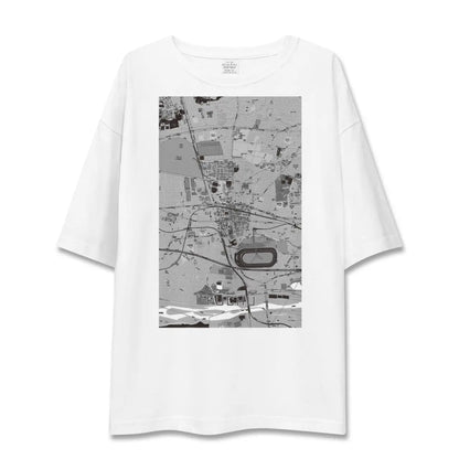 【府中（東京都）】地図柄ビッグシルエットTシャツ