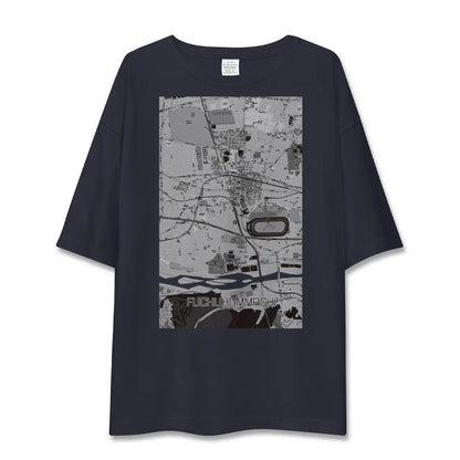 【府中本町（東京都）】地図柄ビッグシルエットTシャツ