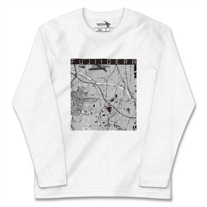 【藤井寺（大阪府）】地図柄ロングスリーブTシャツ