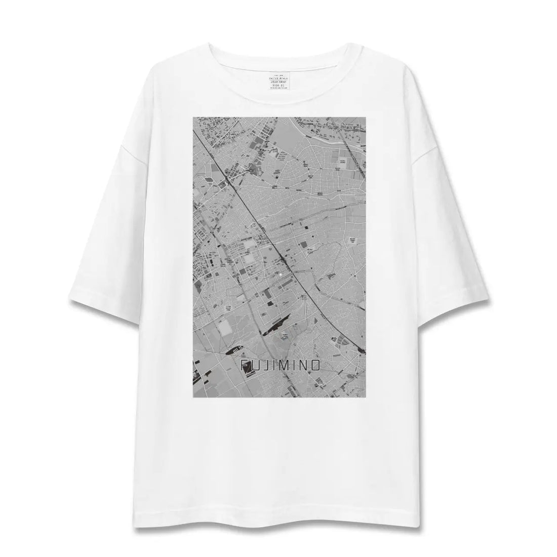 【ふじみ野（埼玉県）】地図柄ビッグシルエットTシャツ