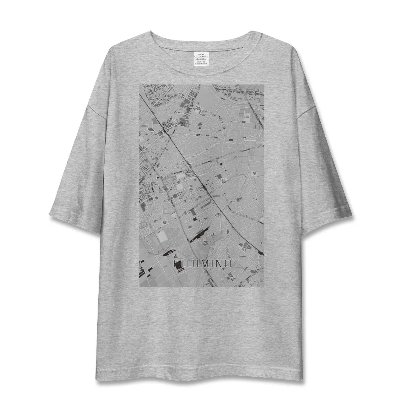 【ふじみ野（埼玉県）】地図柄ビッグシルエットTシャツ