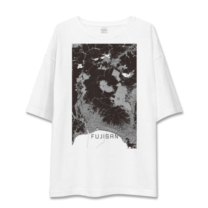 【富士山（静岡県）】地図柄ビッグシルエットTシャツ