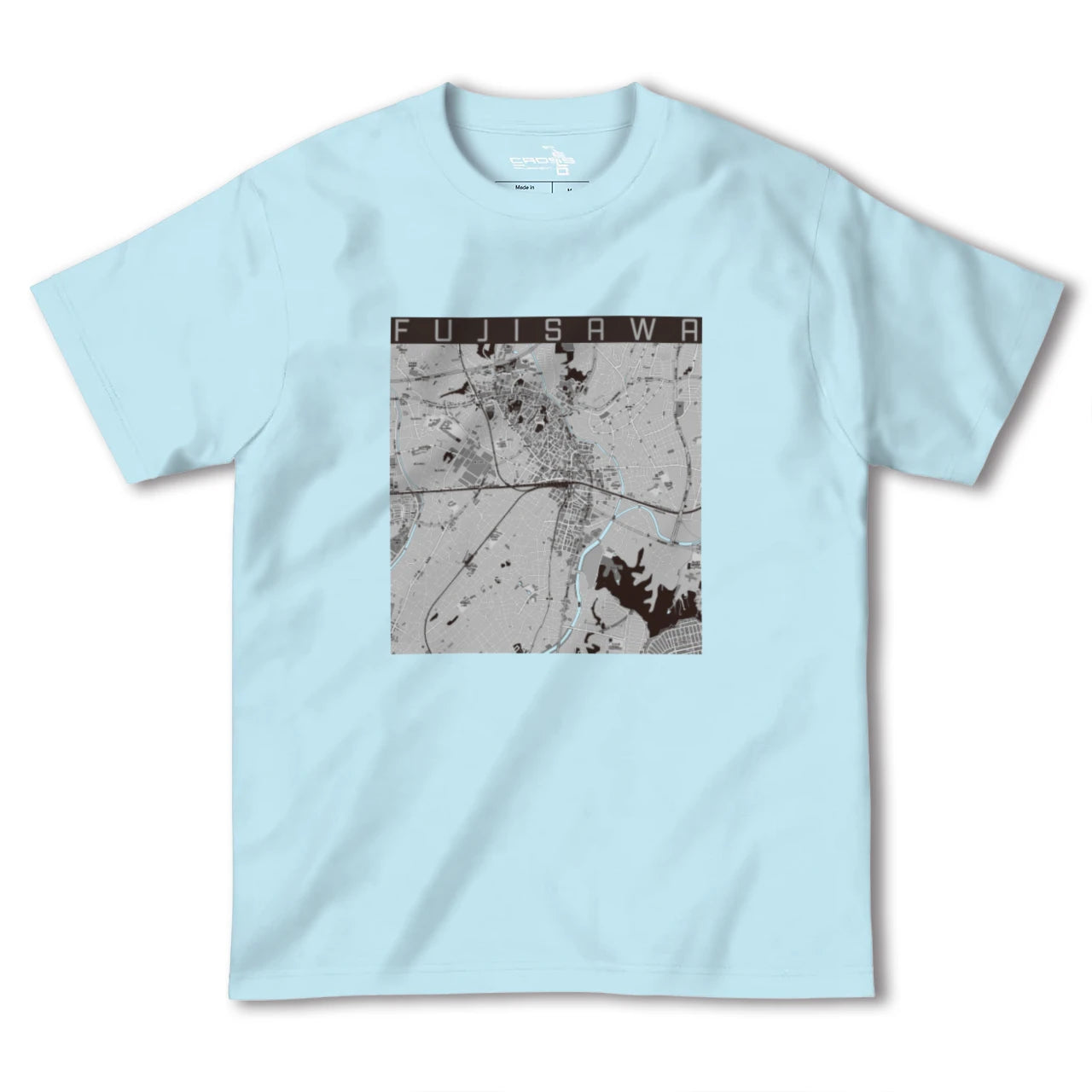 【藤沢（神奈川県）】地図柄ヘビーウェイトTシャツ