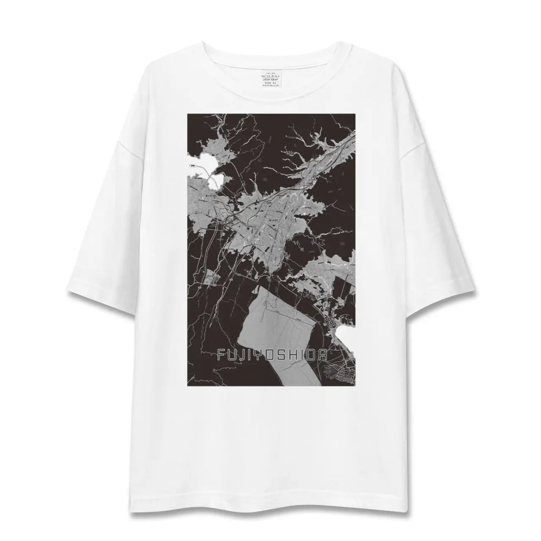 【富士吉田(山梨県)】地図柄ビッグシルエットTシャツ