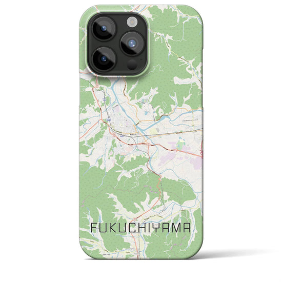 【福知山】地図柄iPhoneケース（バックカバータイプ・ナチュラル）iPhone 15 Pro Max 用