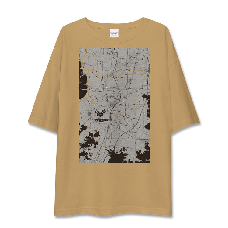 【福井（福井県）】地図柄ビッグシルエットTシャツ