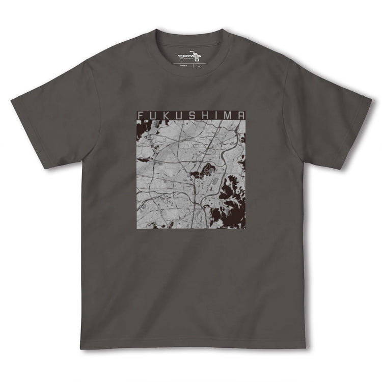 【福島（福島県）】地図柄ヘビーウェイトTシャツ