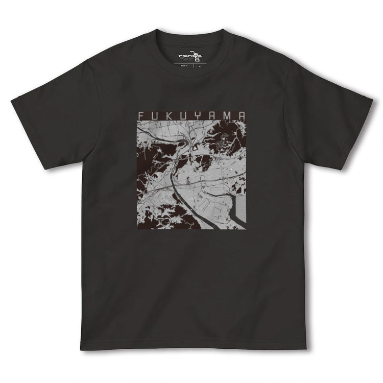 【福山（広島県）】地図柄ヘビーウェイトTシャツ