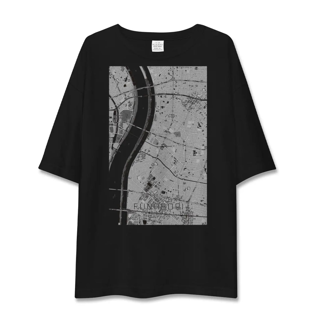 【船堀(東京都)】地図柄ビッグシルエットTシャツ