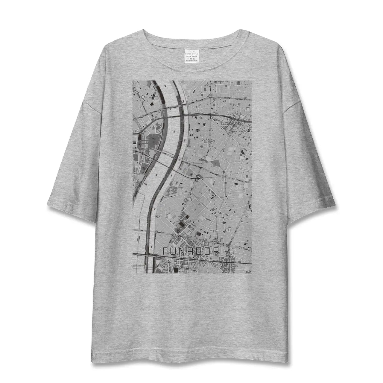 【船堀（東京都）】地図柄ビッグシルエットTシャツ