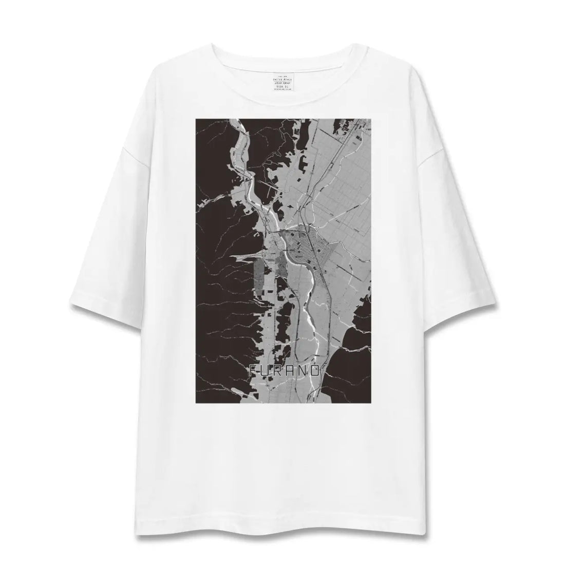 【富良野(北海道)】地図柄ビッグシルエットTシャツ
