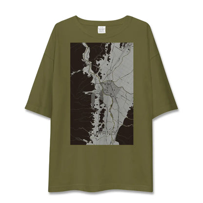 【富良野（北海道）】地図柄ビッグシルエットTシャツ