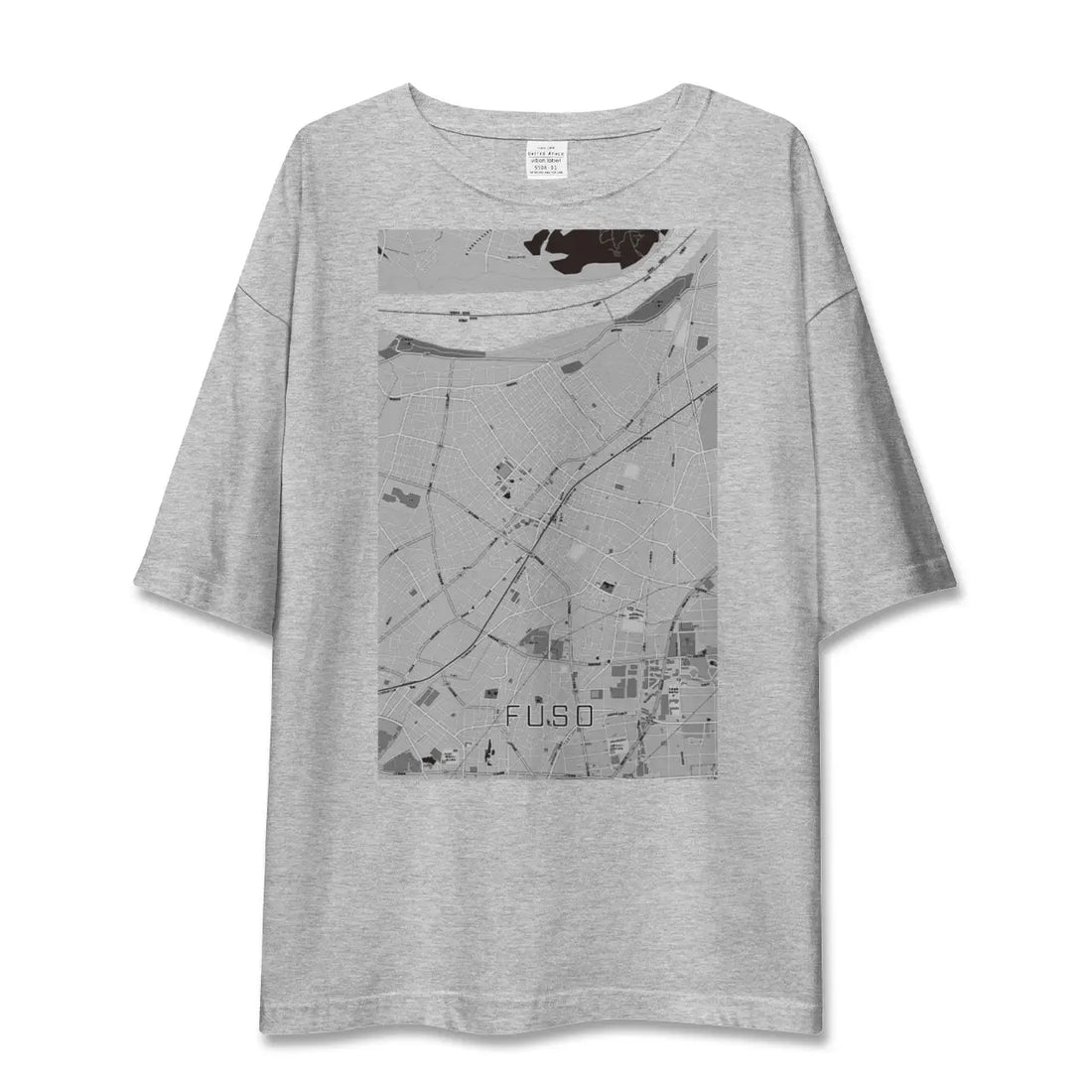 【扶桑（愛知県）】地図柄ビッグシルエットTシャツ