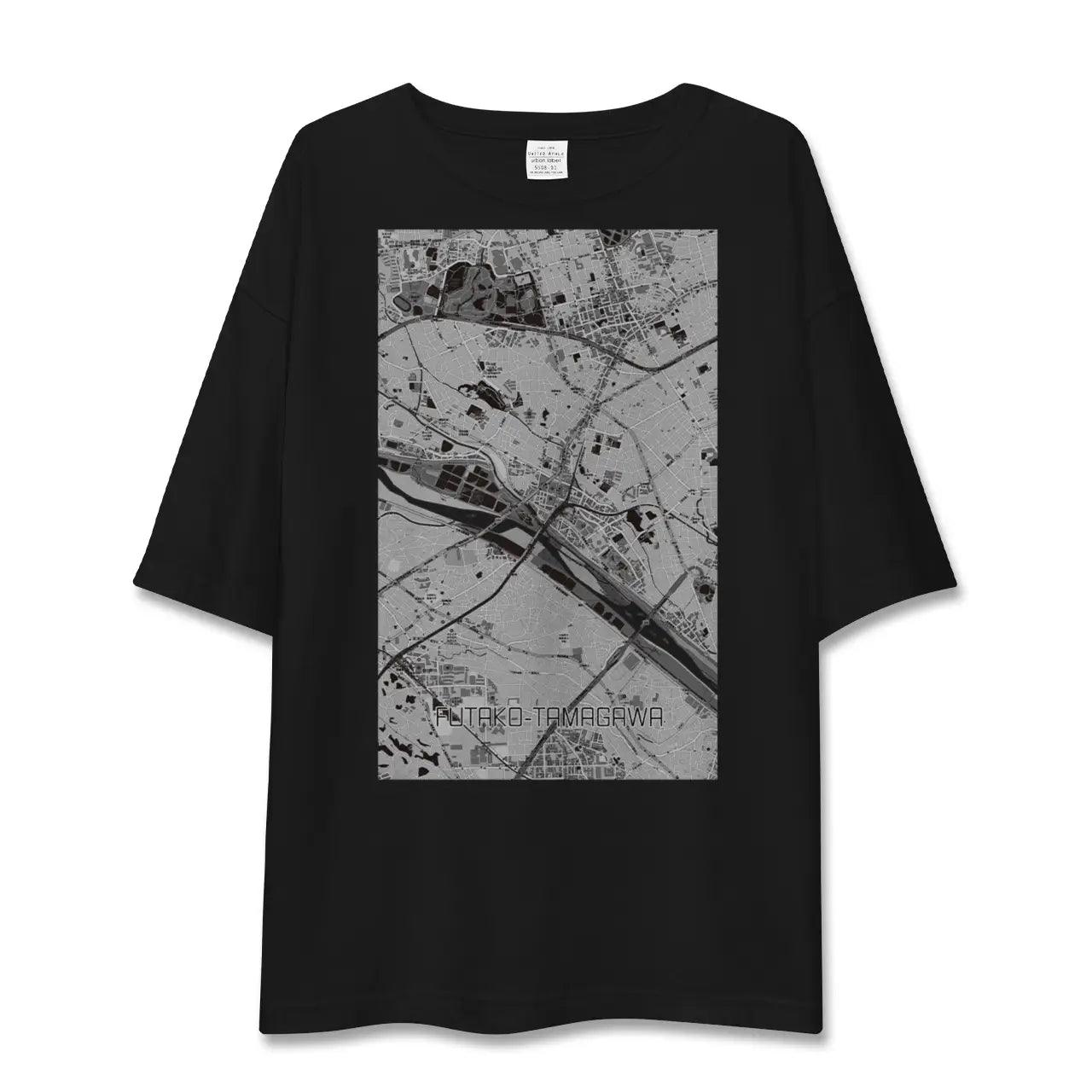 【二子玉川（東京都）】地図柄ビッグシルエットTシャツ