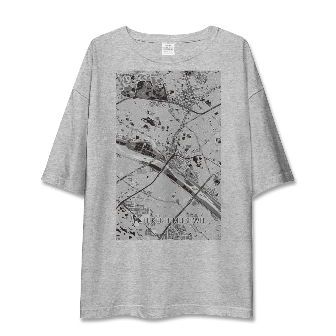 【二子玉川（東京都）】地図柄ビッグシルエットTシャツ