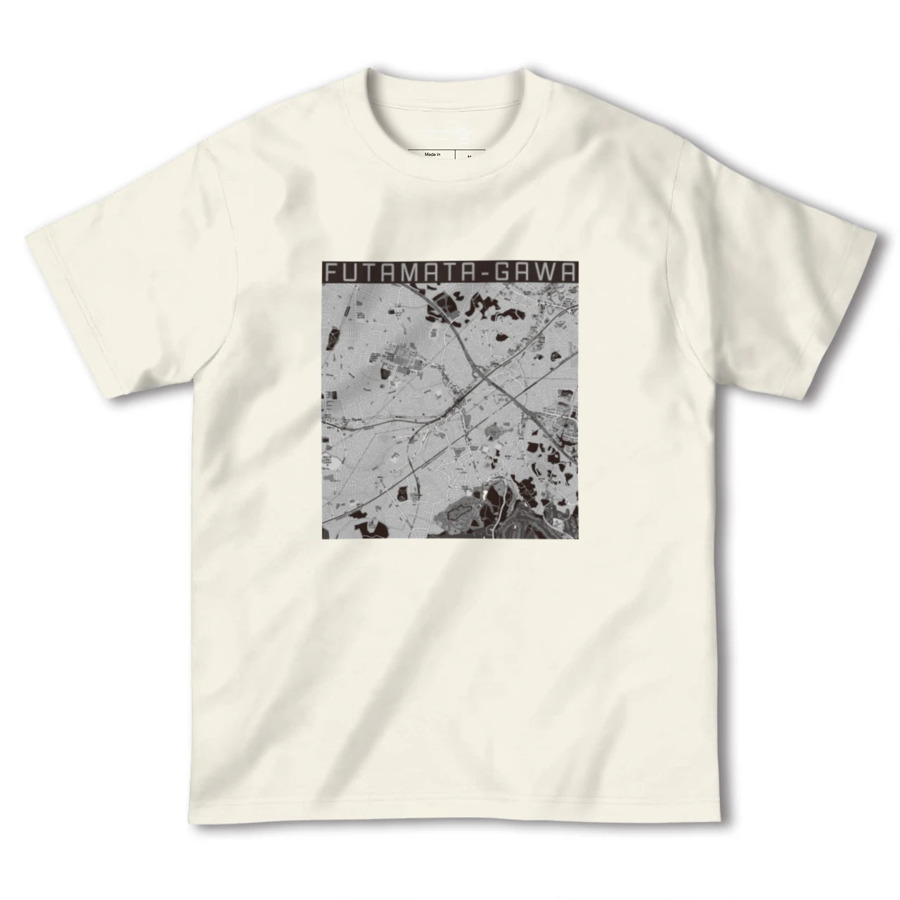 【二俣川（神奈川県）】地図柄ヘビーウェイトTシャツ
