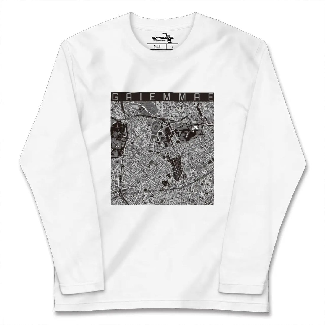 【外苑前(東京都)】地図柄ロングスリーブTシャツ