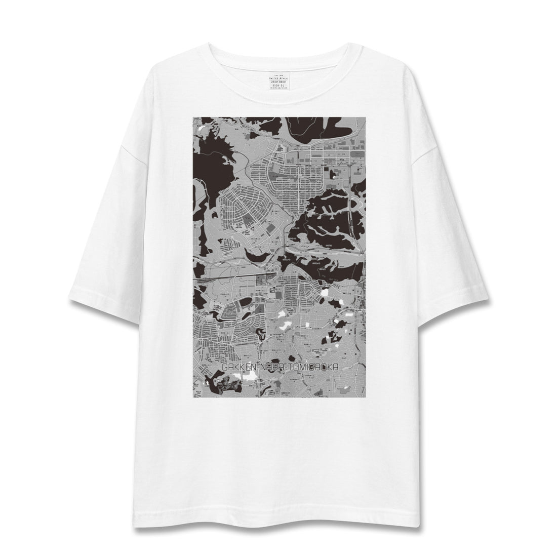 【学研奈良登美ヶ丘（奈良県）】地図柄ビッグシルエットTシャツ