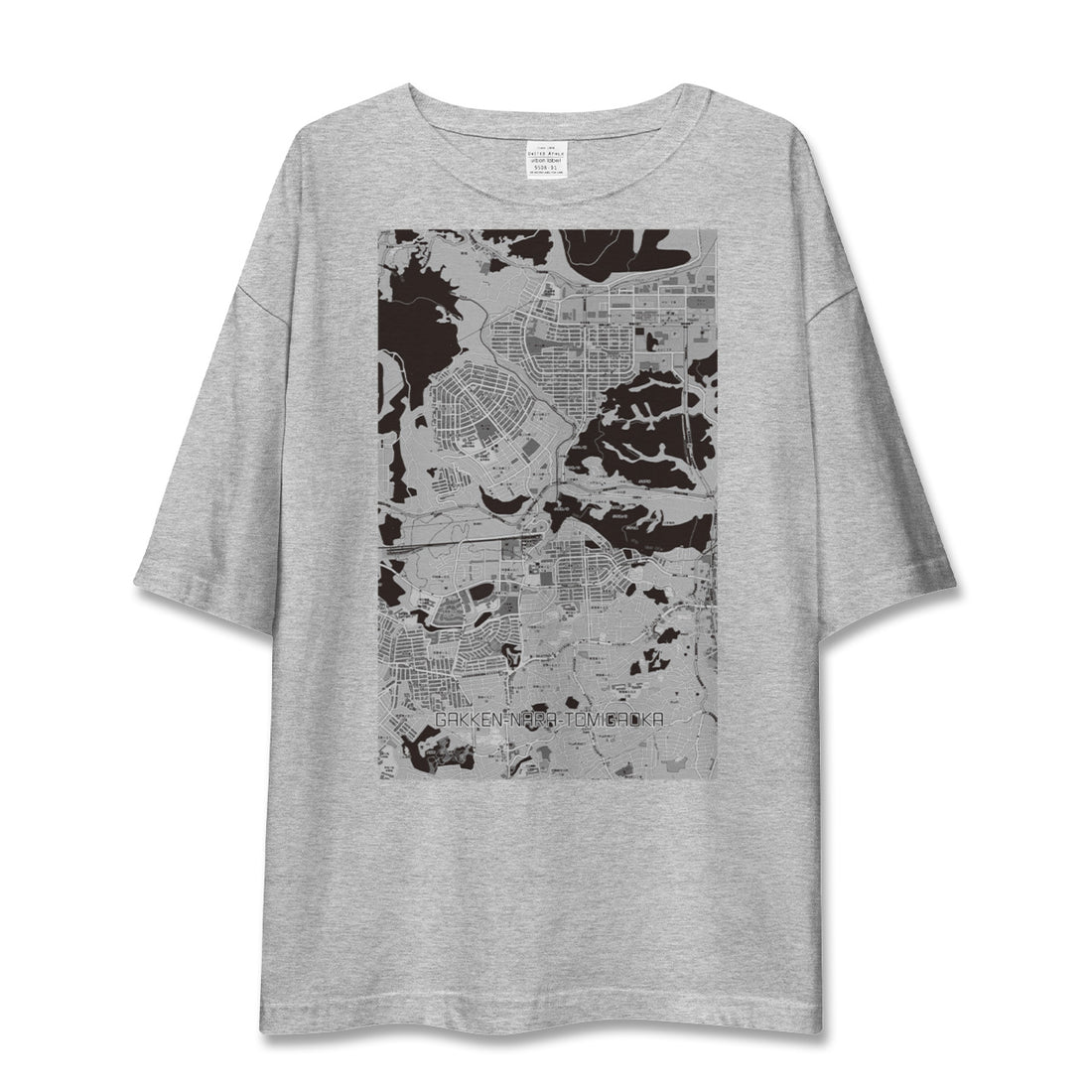 【学研奈良登美ヶ丘（奈良県）】地図柄ビッグシルエットTシャツ