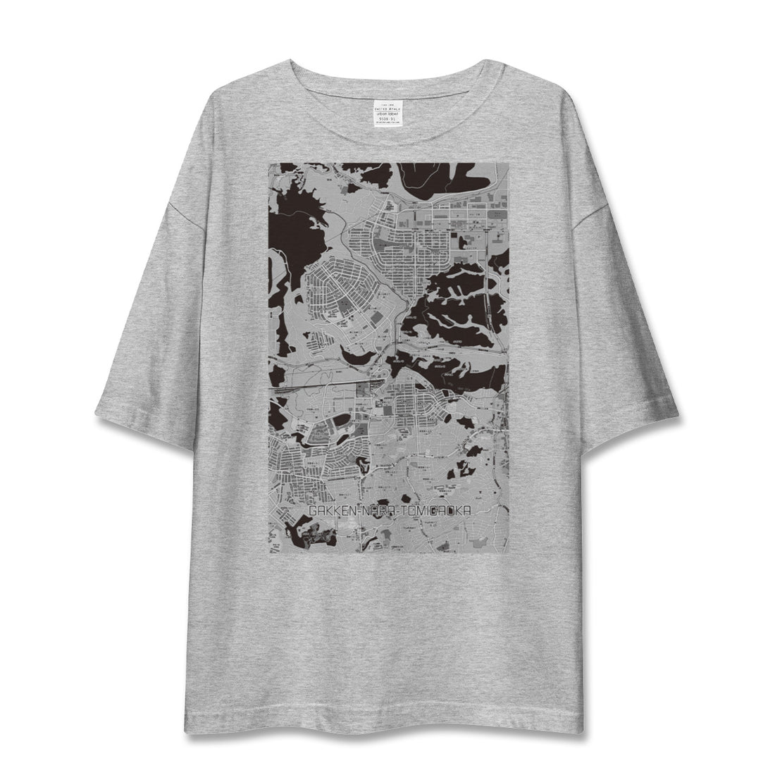 【学研奈良登美ヶ丘(奈良県)】地図柄ビッグシルエットTシャツ