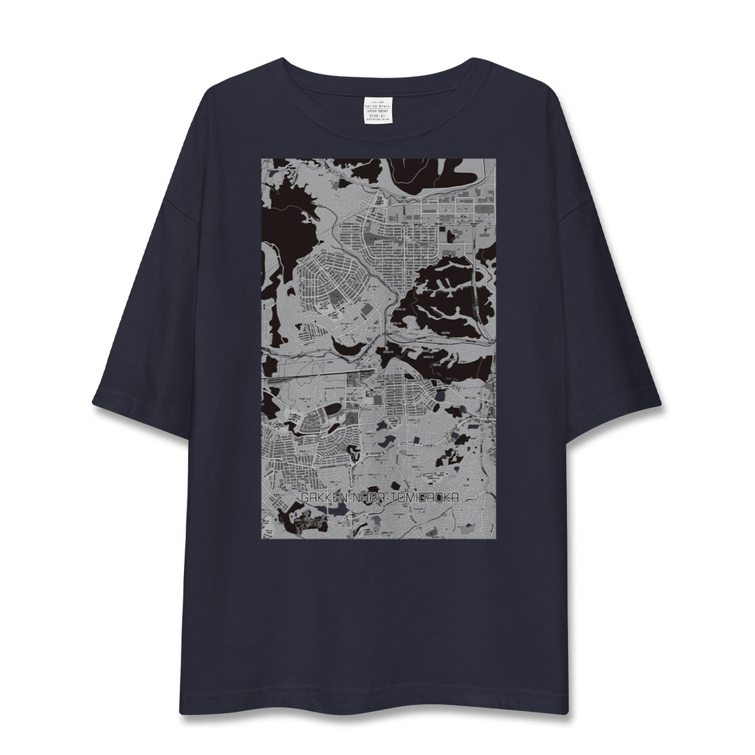 【学研奈良登美ヶ丘(奈良県)】地図柄ビッグシルエットTシャツ