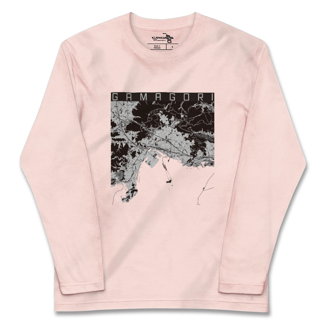 【蒲郡(愛知県)】地図柄ロングスリーブTシャツ