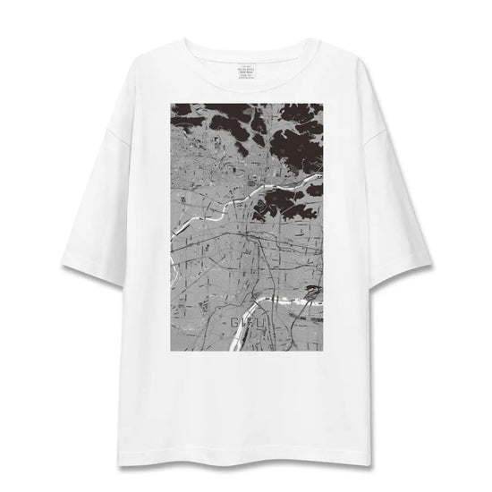 【岐阜（岐阜県）】地図柄ビッグシルエットTシャツ