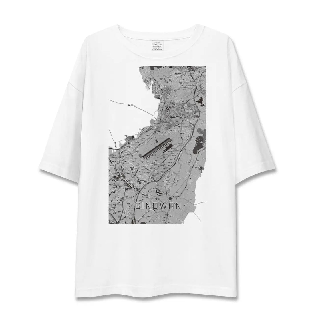 【宜野湾（沖縄県）】地図柄ビッグシルエットTシャツ