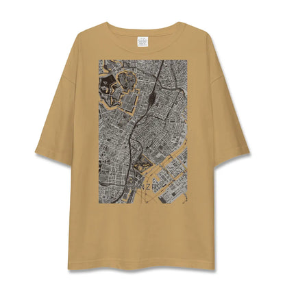 【銀座（東京都）】地図柄ビッグシルエットTシャツ