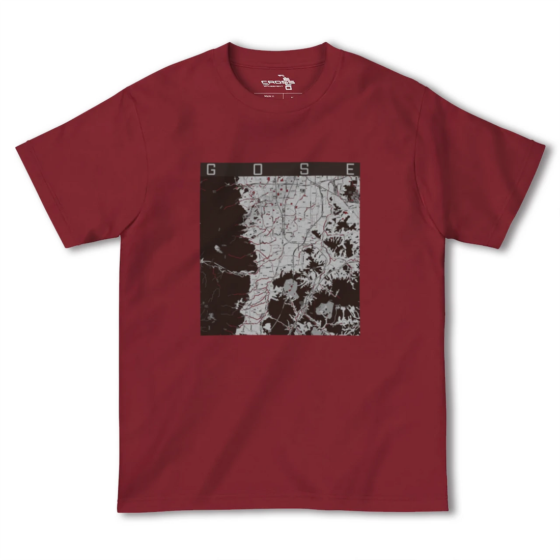 【御所(奈良県)】地図柄ヘビーウェイトTシャツ