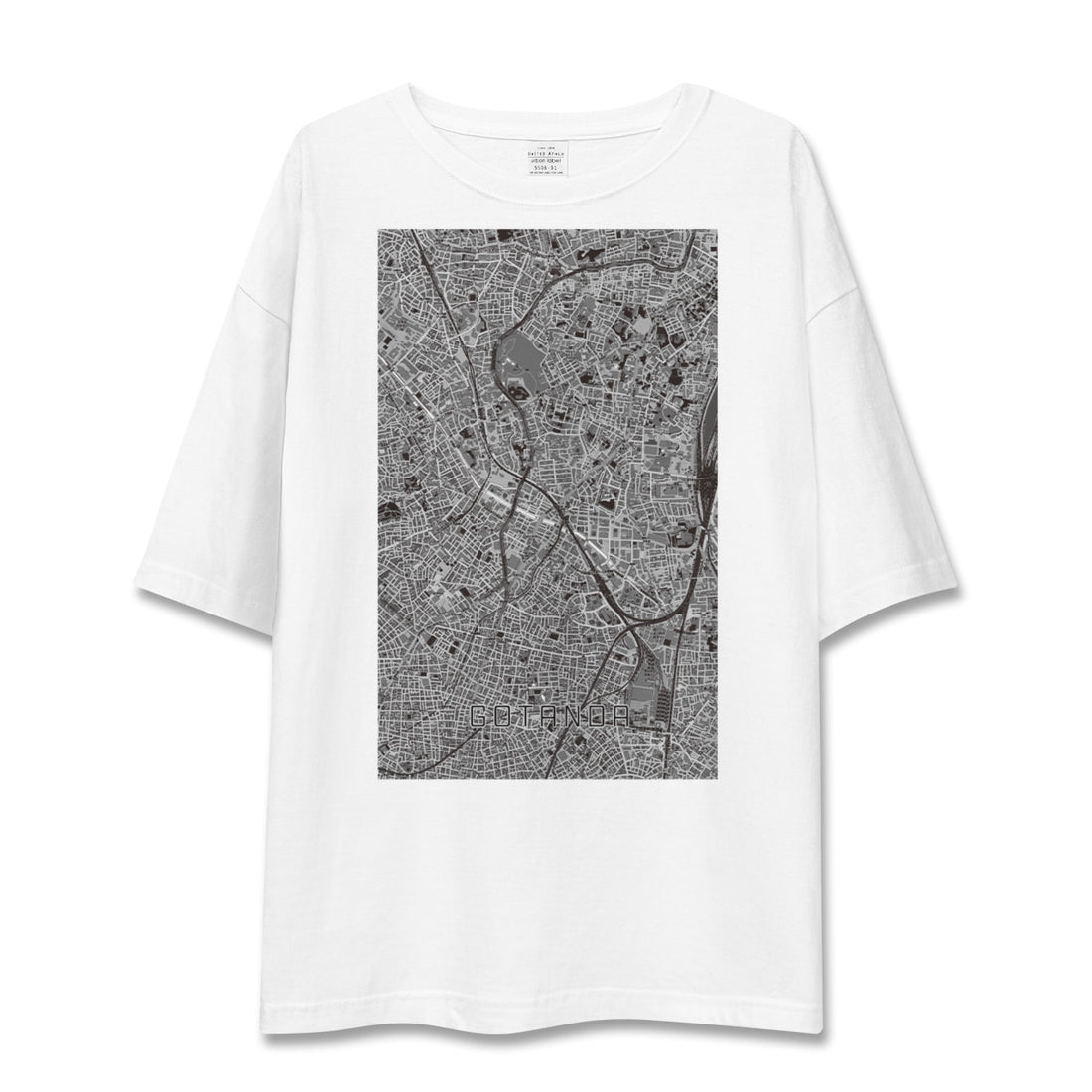 【五反田(東京都)】地図柄ビッグシルエットTシャツ