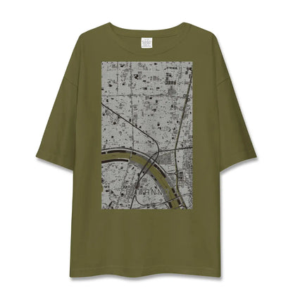【五反野（東京都）】地図柄ビッグシルエットTシャツ