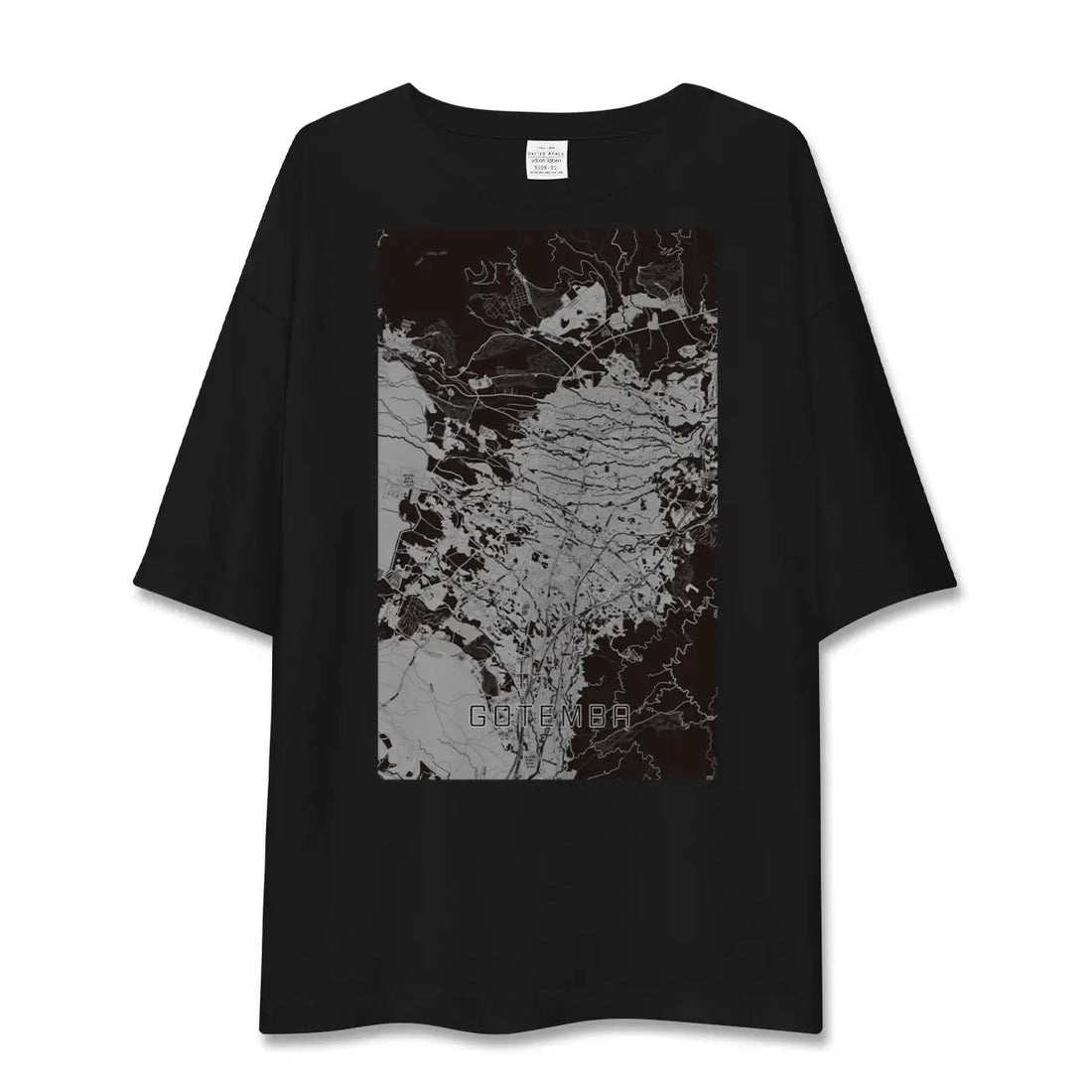 【御殿場(静岡県)】地図柄ビッグシルエットTシャツ