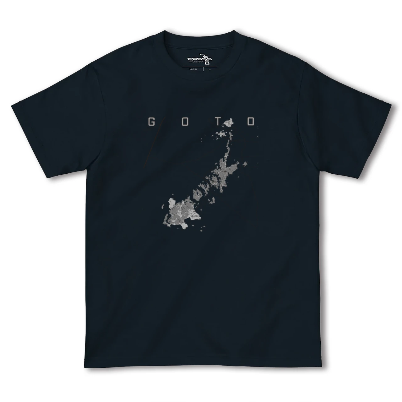 【五島（長崎県）】地図柄ヘビーウェイトTシャツ