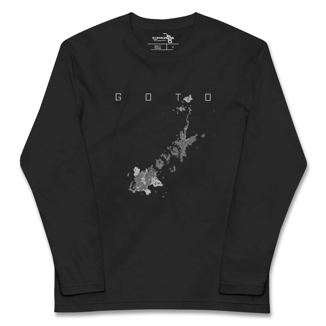 【五島(長崎県)】地図柄ロングスリーブTシャツ