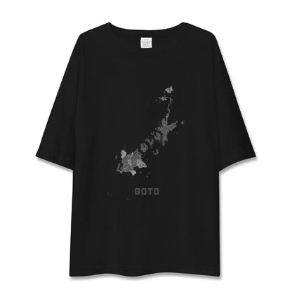 【五島（長崎県）】地図柄ビッグシルエットTシャツ