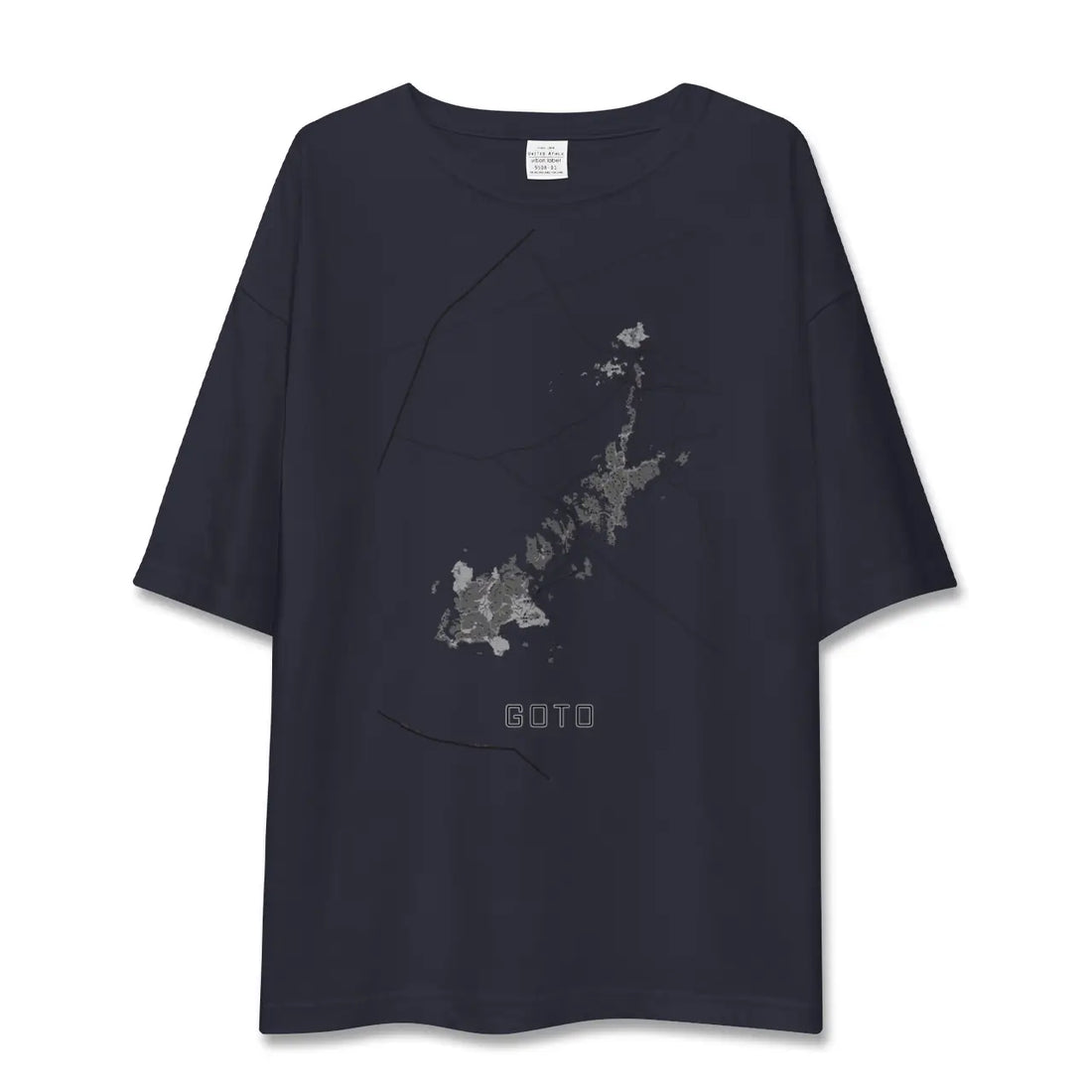 【五島（長崎県）】地図柄ビッグシルエットTシャツ