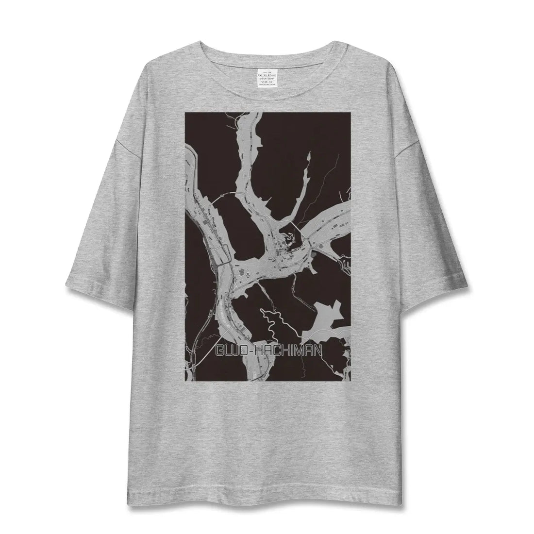 【郡上八幡（岐阜県）】地図柄ビッグシルエットTシャツ