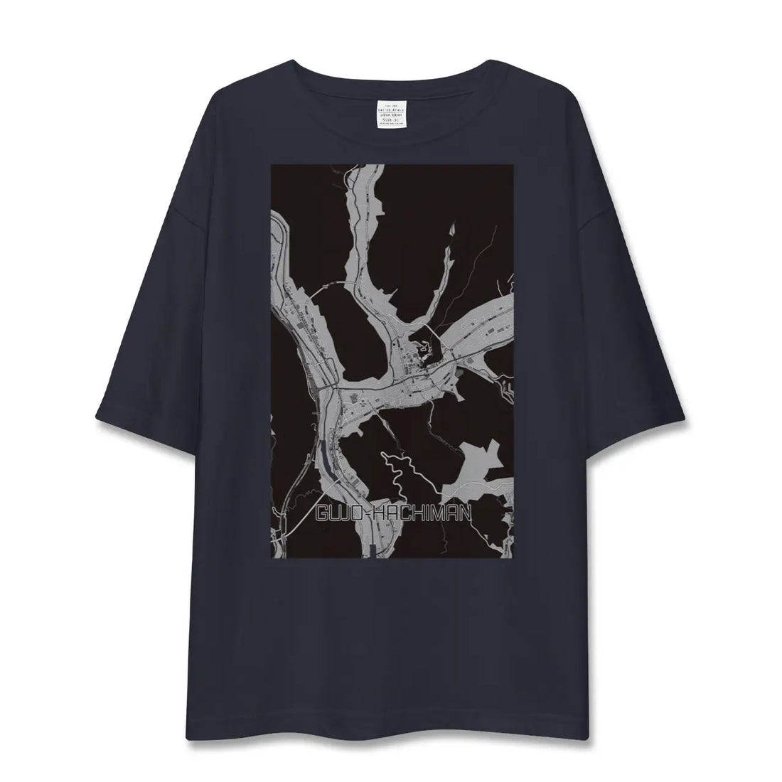 【郡上八幡(岐阜県)】地図柄ビッグシルエットTシャツ