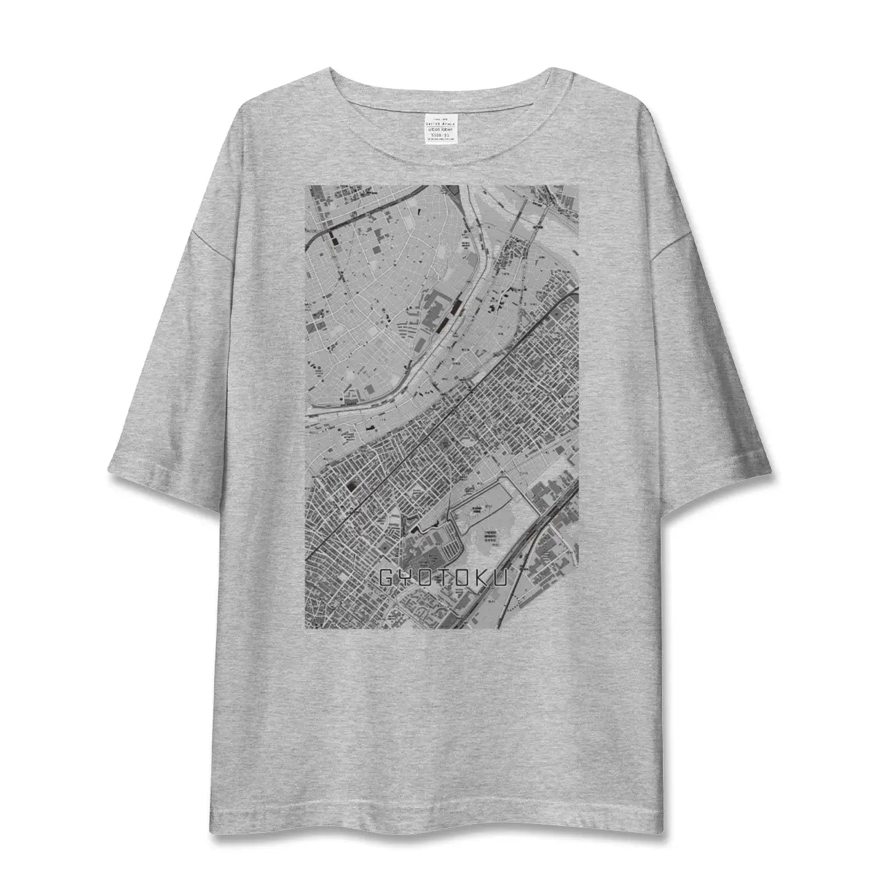【行徳（千葉県）】地図柄ビッグシルエットTシャツ