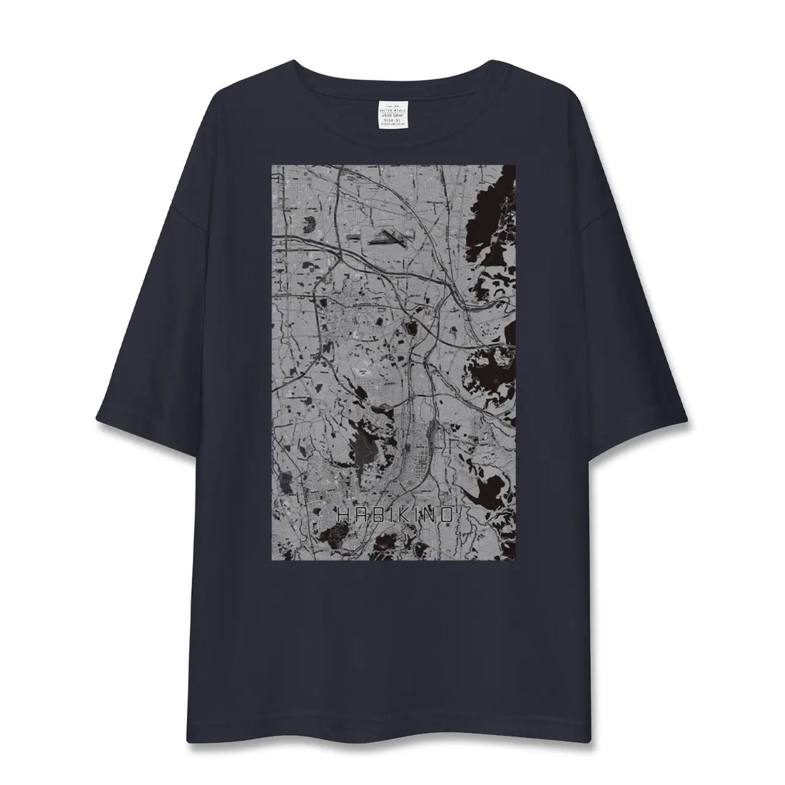 【羽曳野（大阪府）】地図柄ビッグシルエットTシャツ