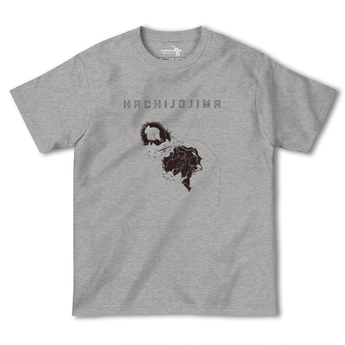 【八丈島(東京都)】地図柄ヘビーウェイトTシャツ