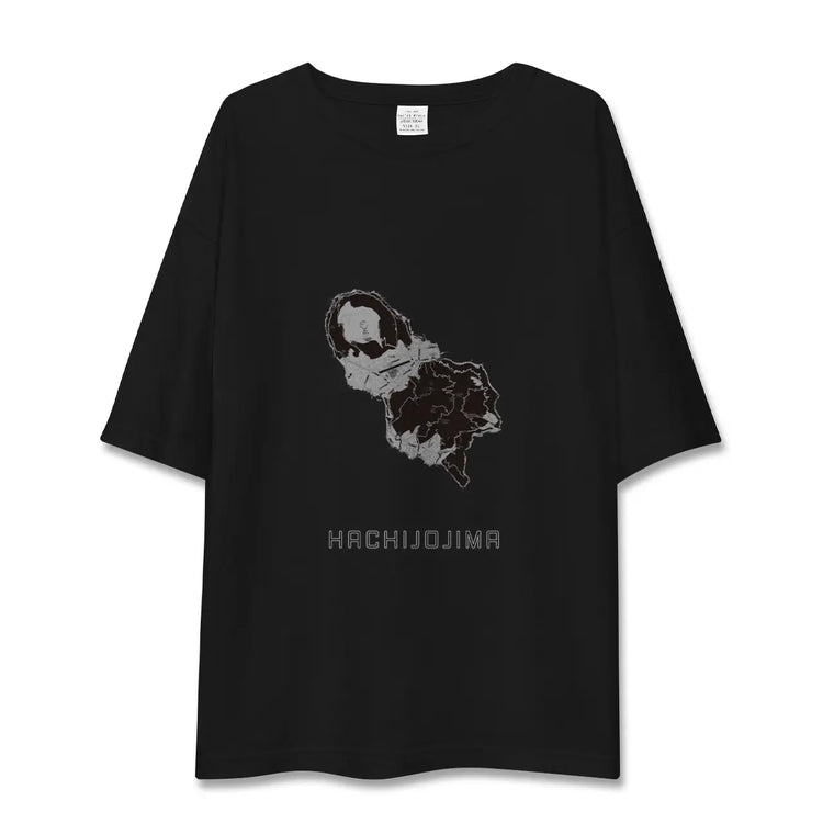 【八丈島（東京都）】地図柄ビッグシルエットTシャツ